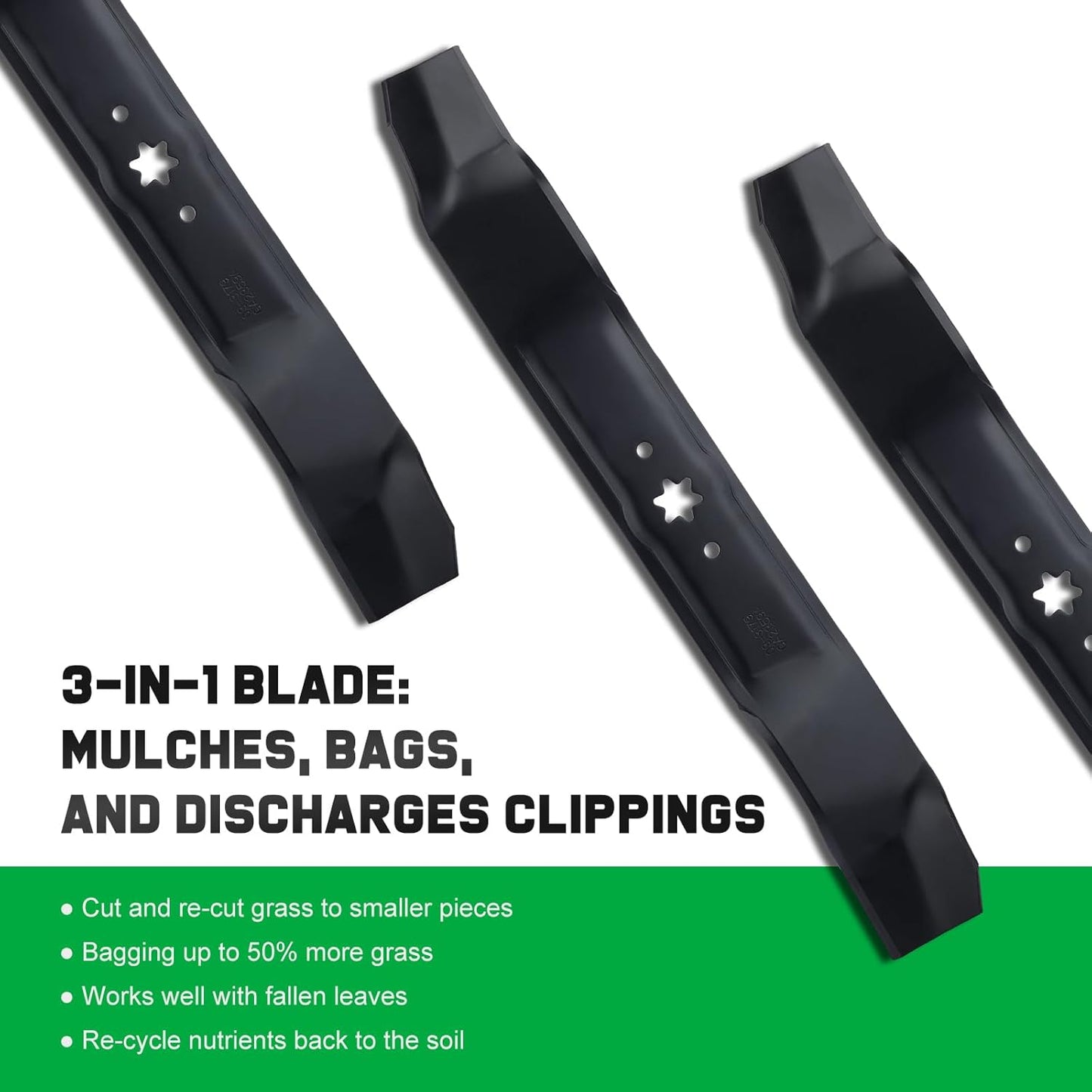 42 Inch Mulching Blades for Cub Cadet MTD Troy Bilt Bronco 42" Deck