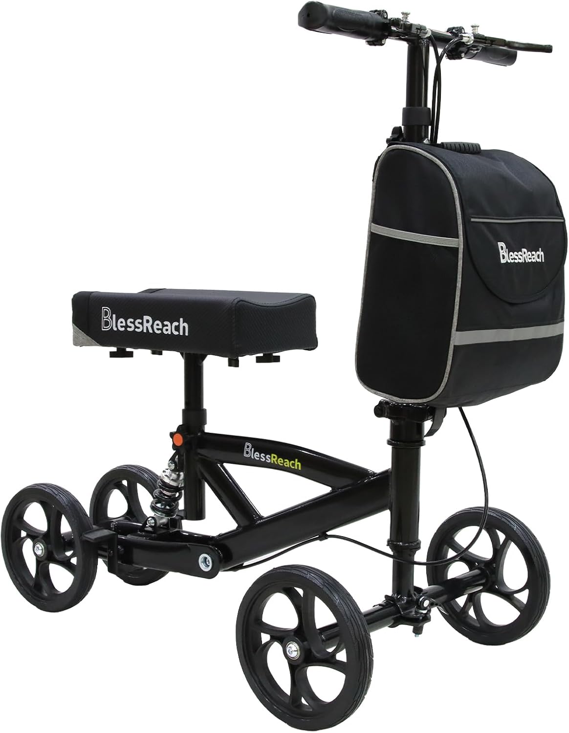 Steerable Knee Walker Deluxe Medical Scooter for Foot Injuries Compact Crutches