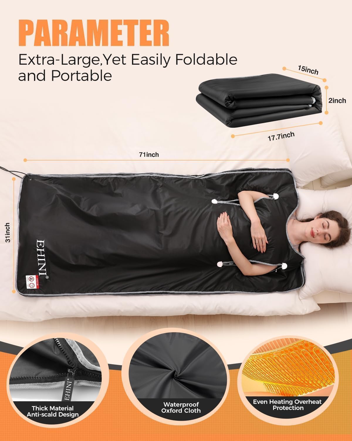 Infrared Sauna Blanket-Sauna Blanket for Home Use