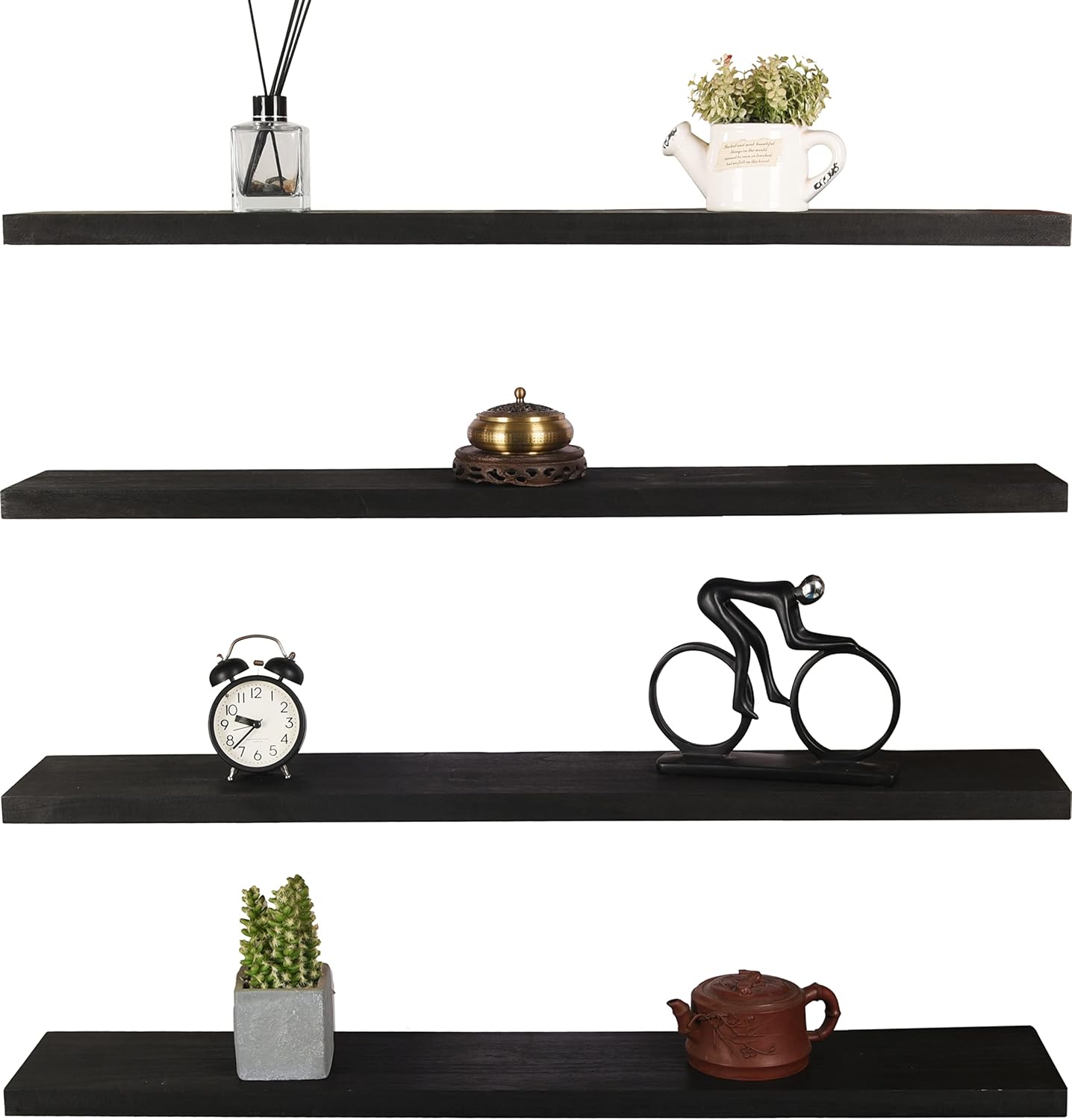 Wood Floating Shelves for Wall, Wooden Wall Shelves for Bedroom
