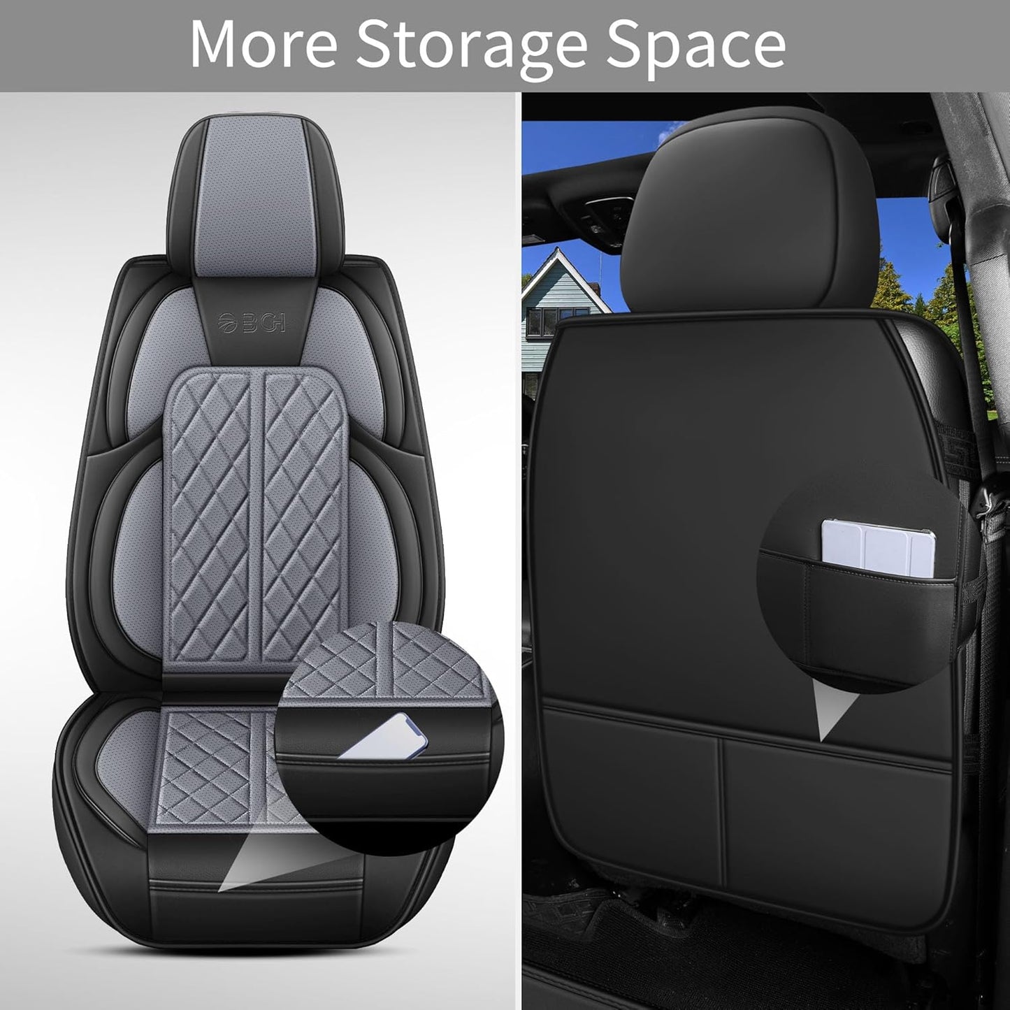 Car Seat Covers Custom Fit for Chevy Silverado GMC Sierra 1500 2007-2025 2500/3500