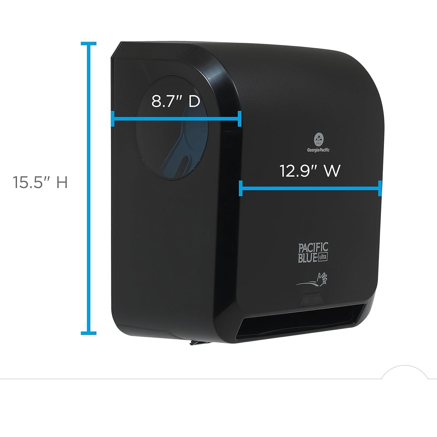 Pacific Blue Ultra 8" High-Capacity Automated Touchless Paper Towel Dispenser