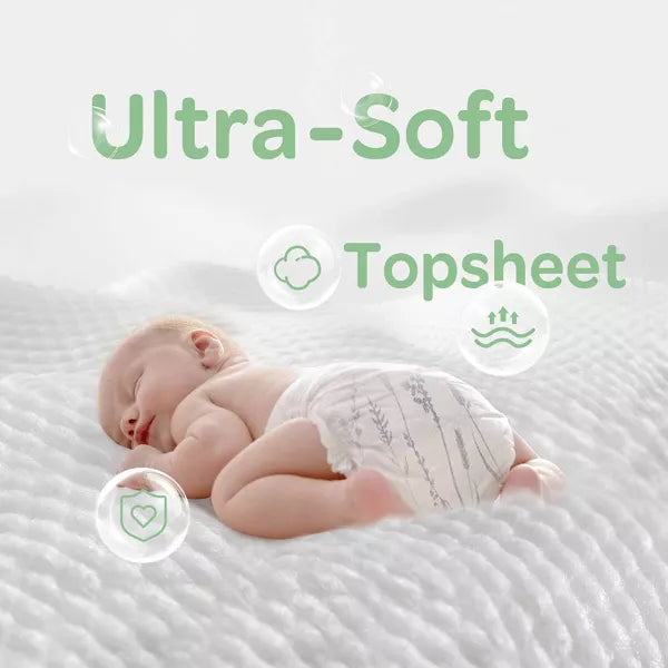 Parasol Chlorine-Free Diapers with Rash Shield Protection - Size 5, Count 44