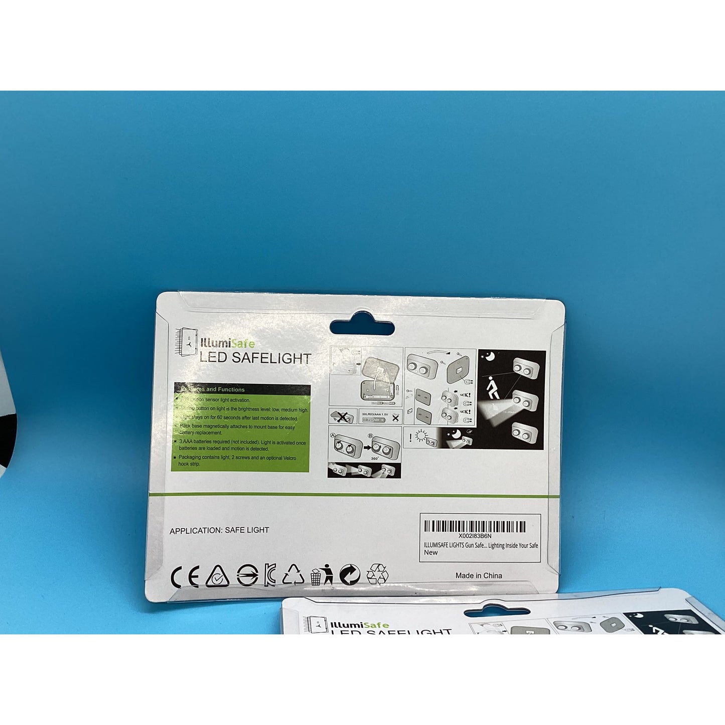 ILLUMISAFE LIGHTS Safe Light with PIR Motion Sensor Light Activation - 2 Pack - T&S Outlets