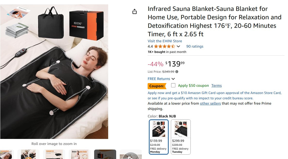 Infrared Sauna Blanket-Sauna Blanket for Home Use