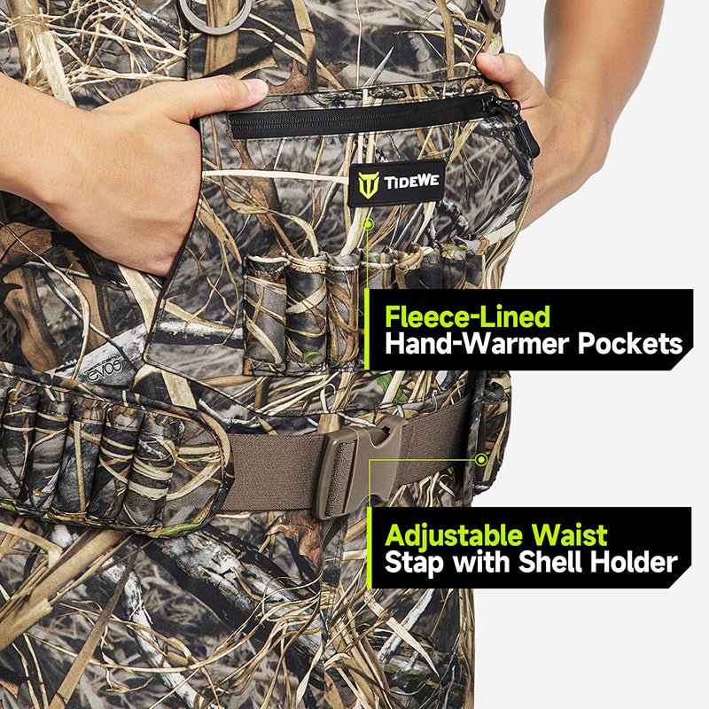 AquaWade Pro Insulated Duck Waterfowl Hunting Breathable Chest Waders - Size 8