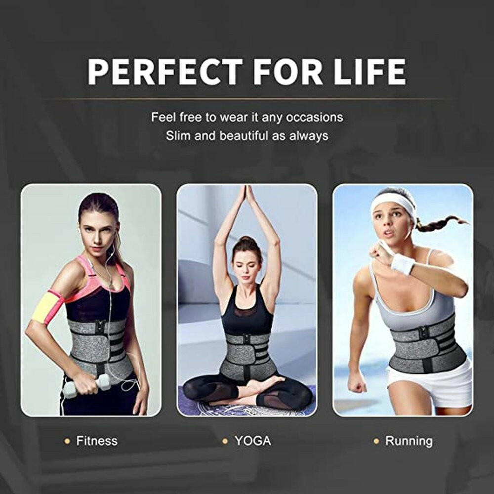 Waist Trainer for Women Plus Size Neoprene - Gray - T&S Outlets