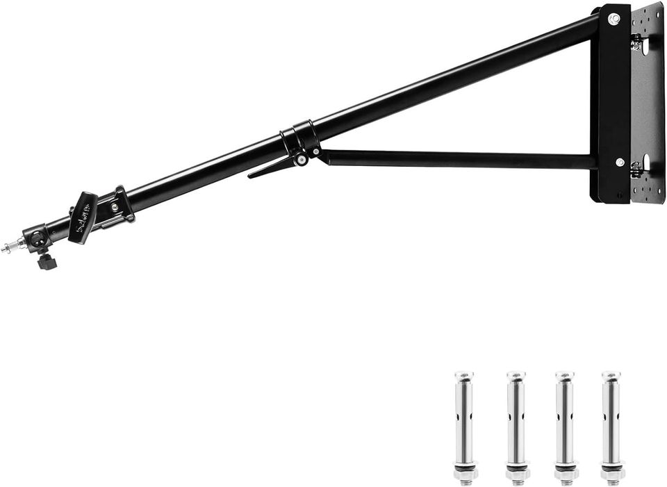 Selens Wall Mount Triangle Boom Arm-Max Length 5.9 Feet