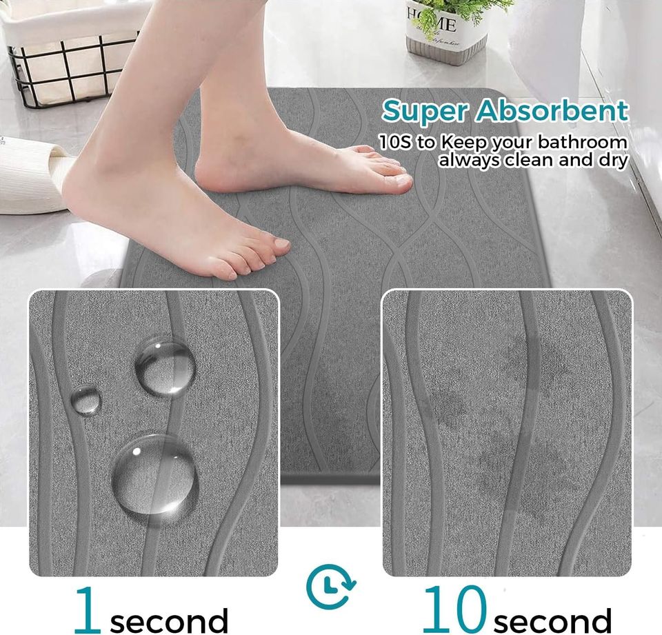 Stone Bath Mat - Diatomaceous Earth Shower Mat