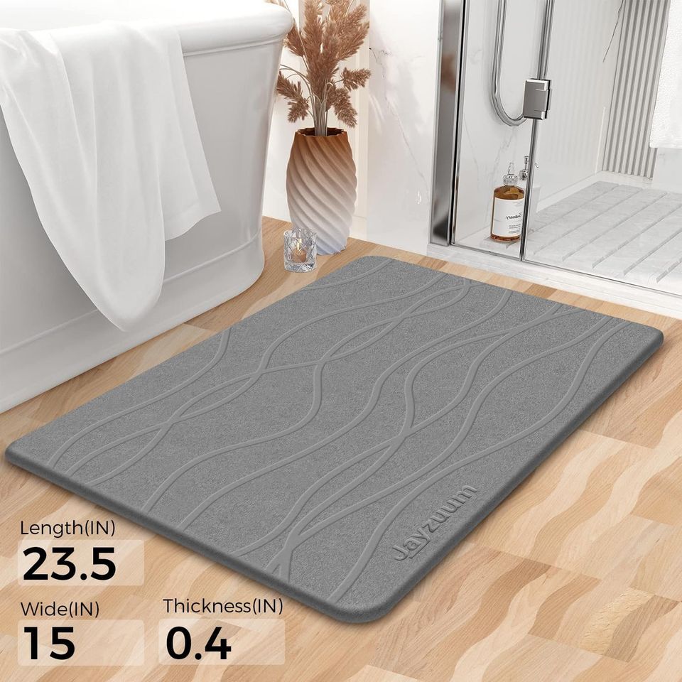 Stone Bath Mat - Diatomaceous Earth Shower Mat