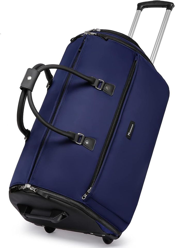 Rolling Garment Bags, Large Garment Duffle Bag with Wheels