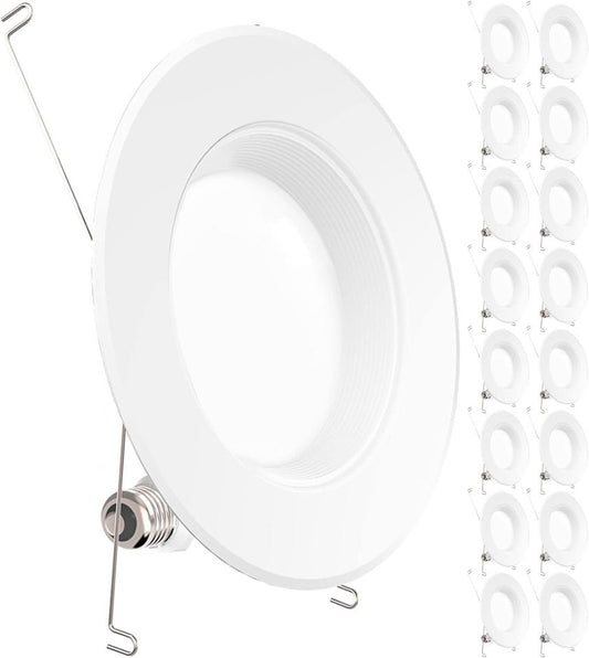 Sunco 16 Pack Retrofit LED Recessed Lighting 6 Inch, 5000K Daylight