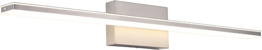 LED Brushed Nickel Vanity Light for Bathroom Lighting Fixtures Over Mirror