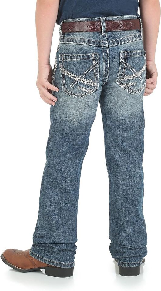 Wrangler Boys 20X Vintage Bootcut Slim Fit Jeans