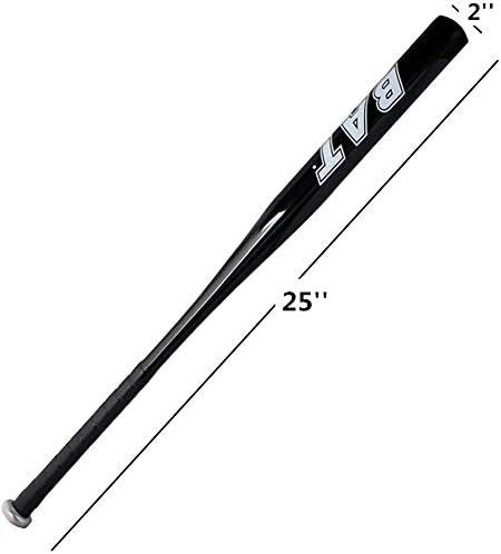 Baseball Bat 25 inch Aluminum Alloy Thick Baseball Stick bar Home Defense