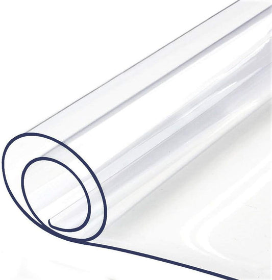 36" X 48" Table Protector Tablecloth Protector Clear Plastic Tablecloth Waterproof Wipeable Vinyl
