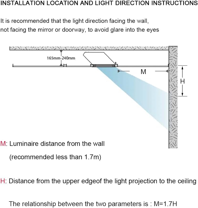 Smart Blue Sky Light Ceiling Lamp, Clear Sky Light, Sunlight Lamp, Natural Light Skylight
