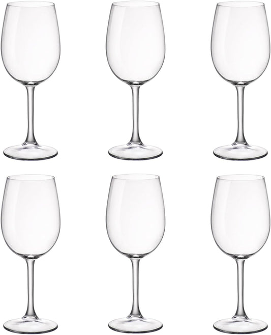 Classic Acrylic All-Purpose Wine Glasses, 19-ounce Plastic Stem Wine Glasses