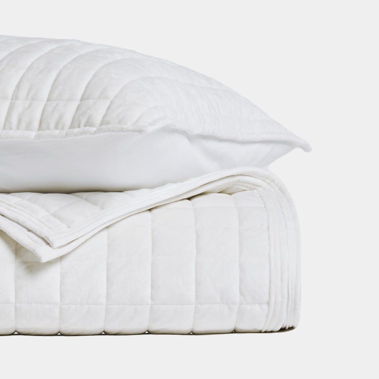 RECYCO Luxury Velvet Quilt Set King Size Bedding Sets, Ultra Soft Velvet Comforter Set