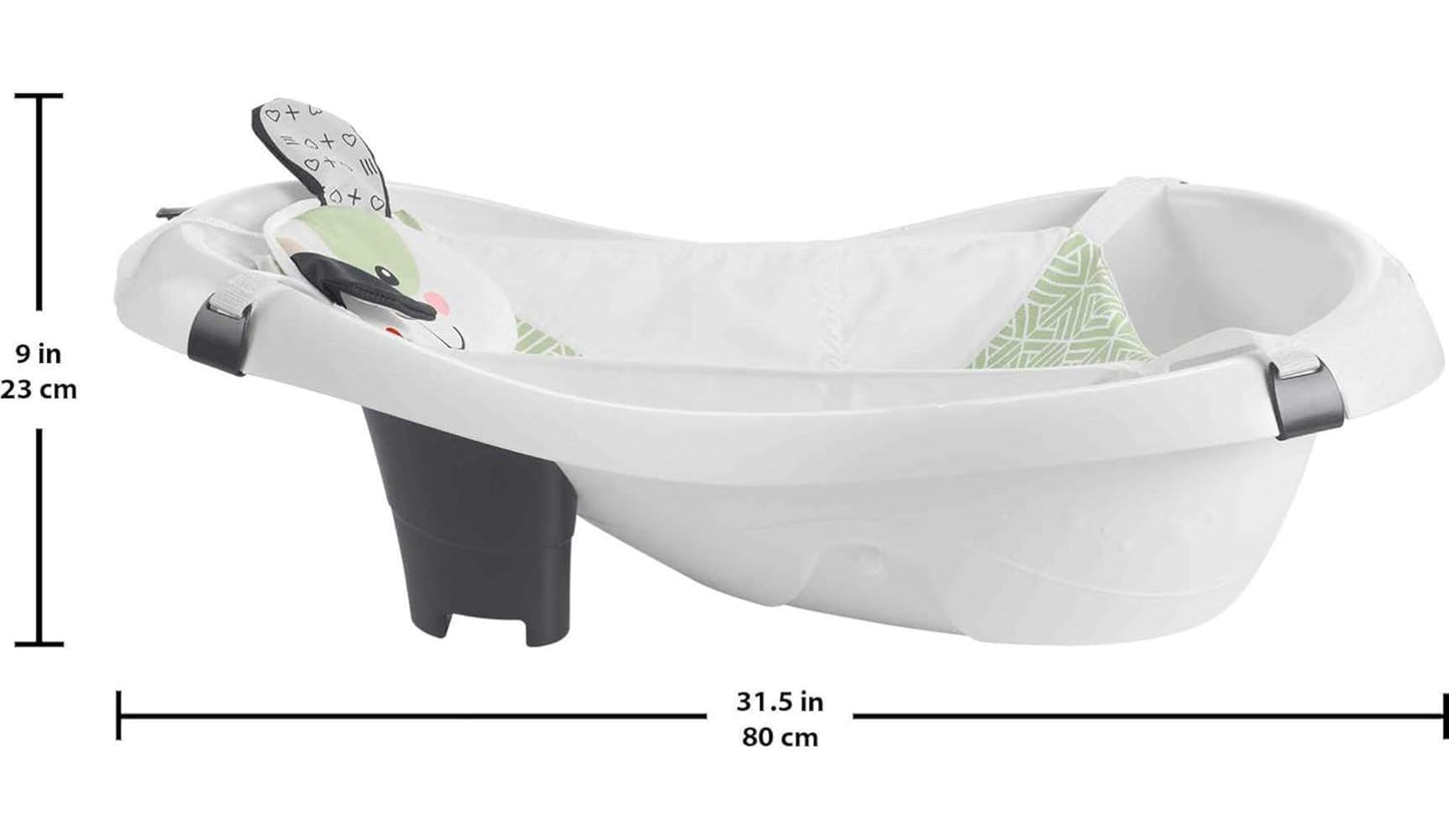 Fisher-Price Baby to Toddler Bath 4-in-1 Sling ‘n Seat Tub with Removable Infant Support and 2 Toys