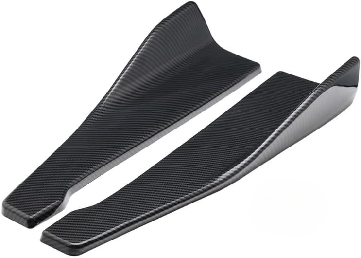 Pair of Car Rear Bumper Lip Diffuser Splitter, Universal Side Skirt Spoiler