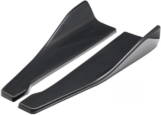 Pair of Car Rear Bumper Lip Diffuser Splitter, Universal Side Skirt Spoiler