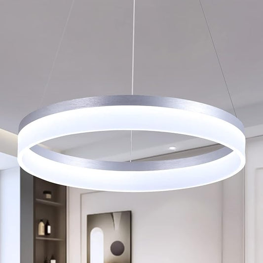 Buccleuch Modern LED Pendant Light, Dimmable LED Chandelier for Dining Room