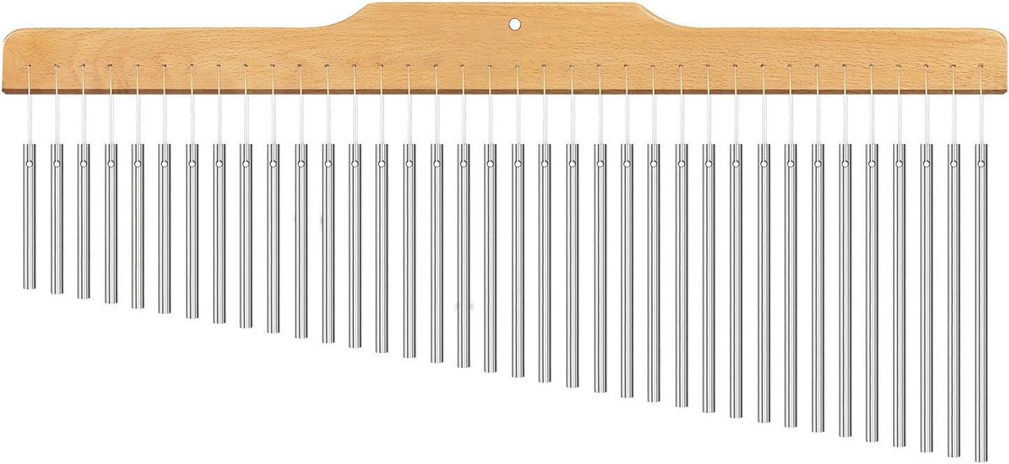 MUSCELL 36-Bar Chimes Percussion Music Instruments with Mounting Stand