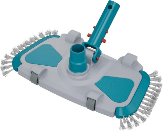 Updated Weighted Rectangle Pool Vacuum Head with Side Nylon Bristles