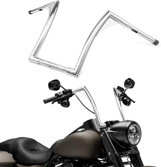WeiSen 14" Ape Hanger Handlebar, 1 1/4" Handle Bar Compatible with Sportster 84-22