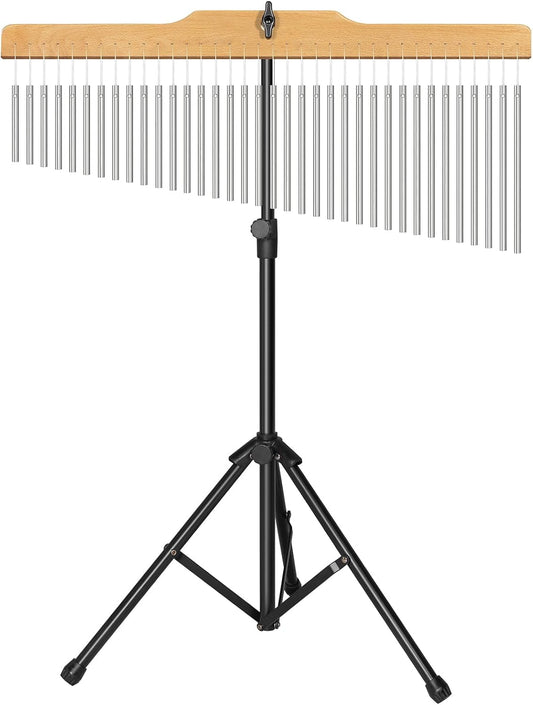 MUSCELL 36-Bar Chimes Percussion Music Instruments with Mounting Stand