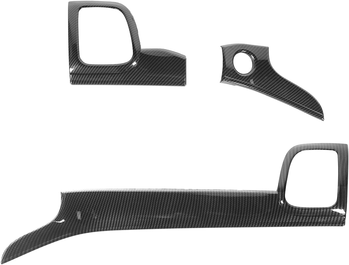 Hoolcar Dashboard Center Console Panel Trim Kit Interior Decor Accessories for 2011-2020 Jeep Grand Cherokee