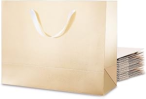 12 Large Gift Bags 13x5x10 Inches, Luxury Large Gift Bags with Handles