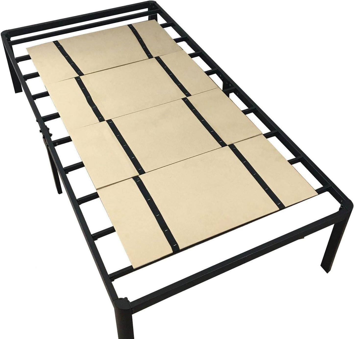 DMI Foldable Box Spring, Bunkie Board - Twin Size, 60 x 30, Brown