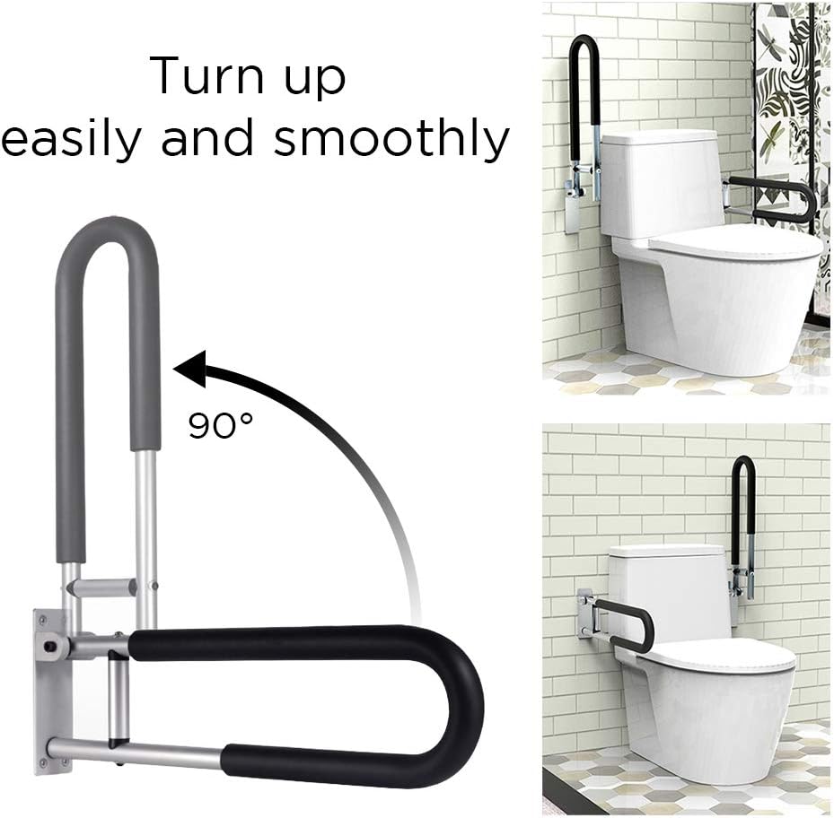 Botabay Handicap Grab Bars Rails 23.6 Inch Toilet Handrails Bathroom