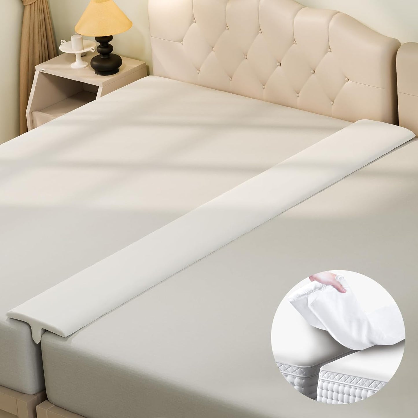 ENITYA Split King Gap Filler for Adjustable Bed, Wider Mattress Bridge