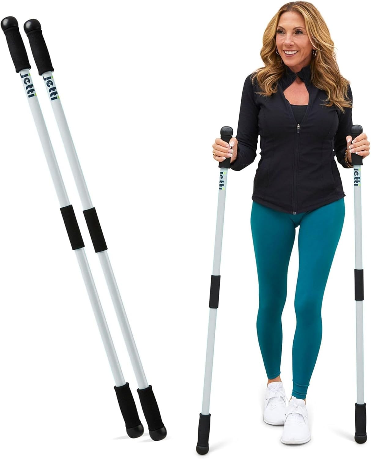 Perfectly Weighted Poles Transform Walk into Full-Body Workouts