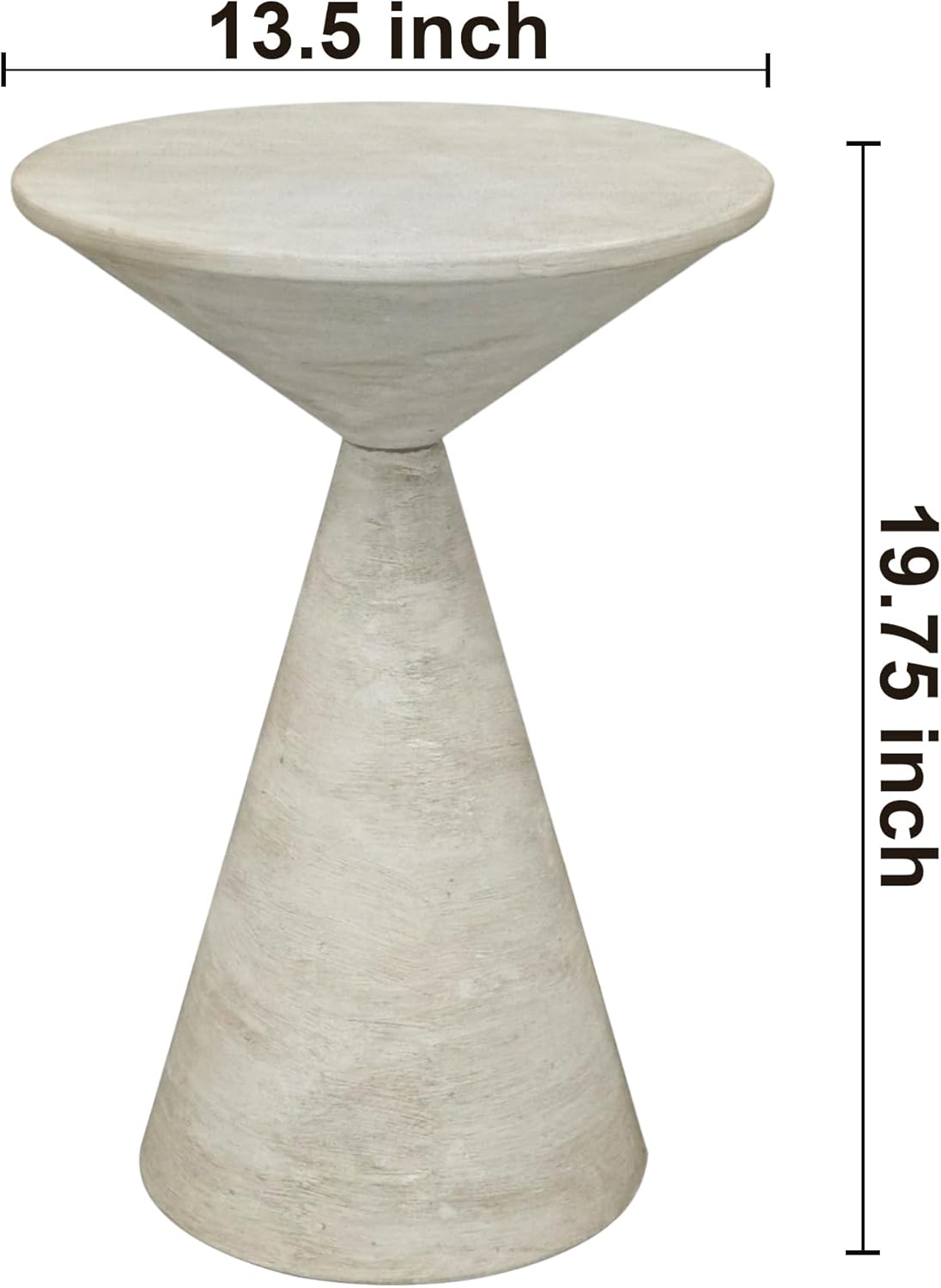 Small Drink Table, Round Martini Table, Drum End Table Side Table, Metal Accent Table