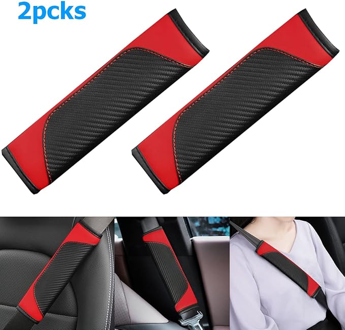 AUCELI 2PCS Car Seat Belt Cover