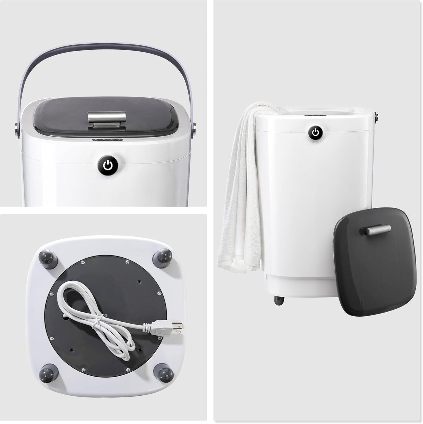 Large Towel Warmers for Bathroom,Luxury Portable Bucket Towel Warmer - Missing Foot