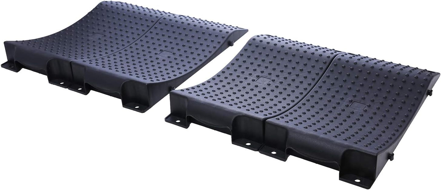 Homeon Wheels Tire Saver Ramps Anti-Slip Pads Design, Car Tire Wheel Ramps for Flat Spot