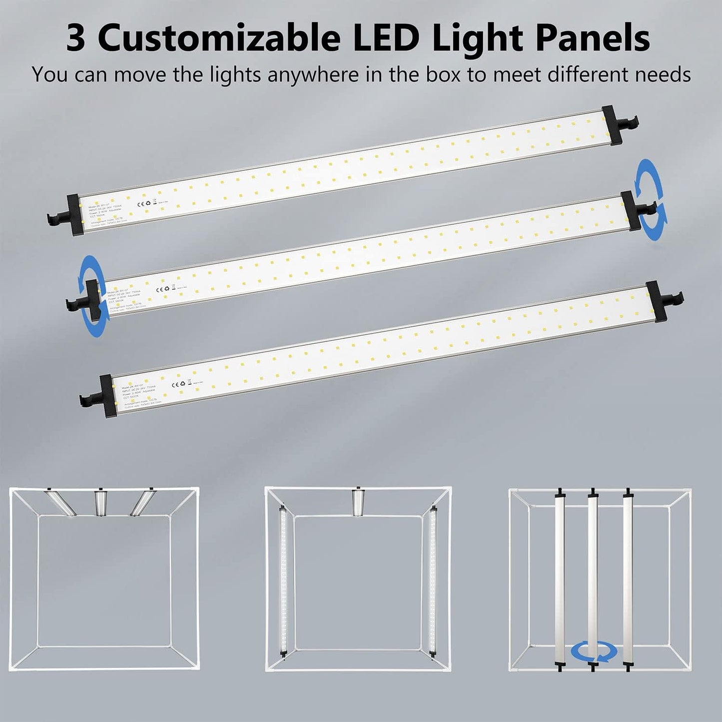 Photo Studio Light Box for Photography: Takerers 32x32 Inch 210 LED Large Lightbox