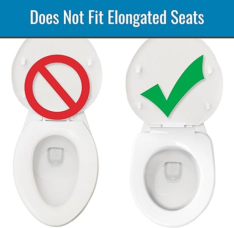 Enhanced Comfort 5" Raised (Round) Toilet Seat Riser