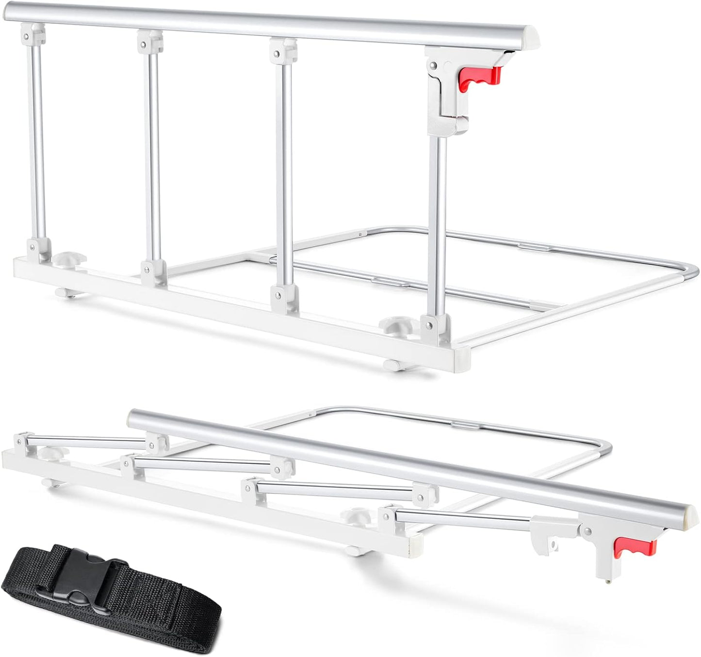 Bed Rails for Elderly Adults Safety, Folding Bedside Assist Rail Handle