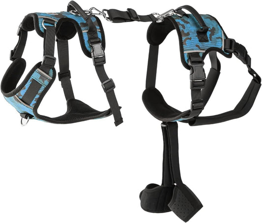 Dog Lift Harness, Dog Lift Sling Carrier with Handle & Shoulder Sling - XL