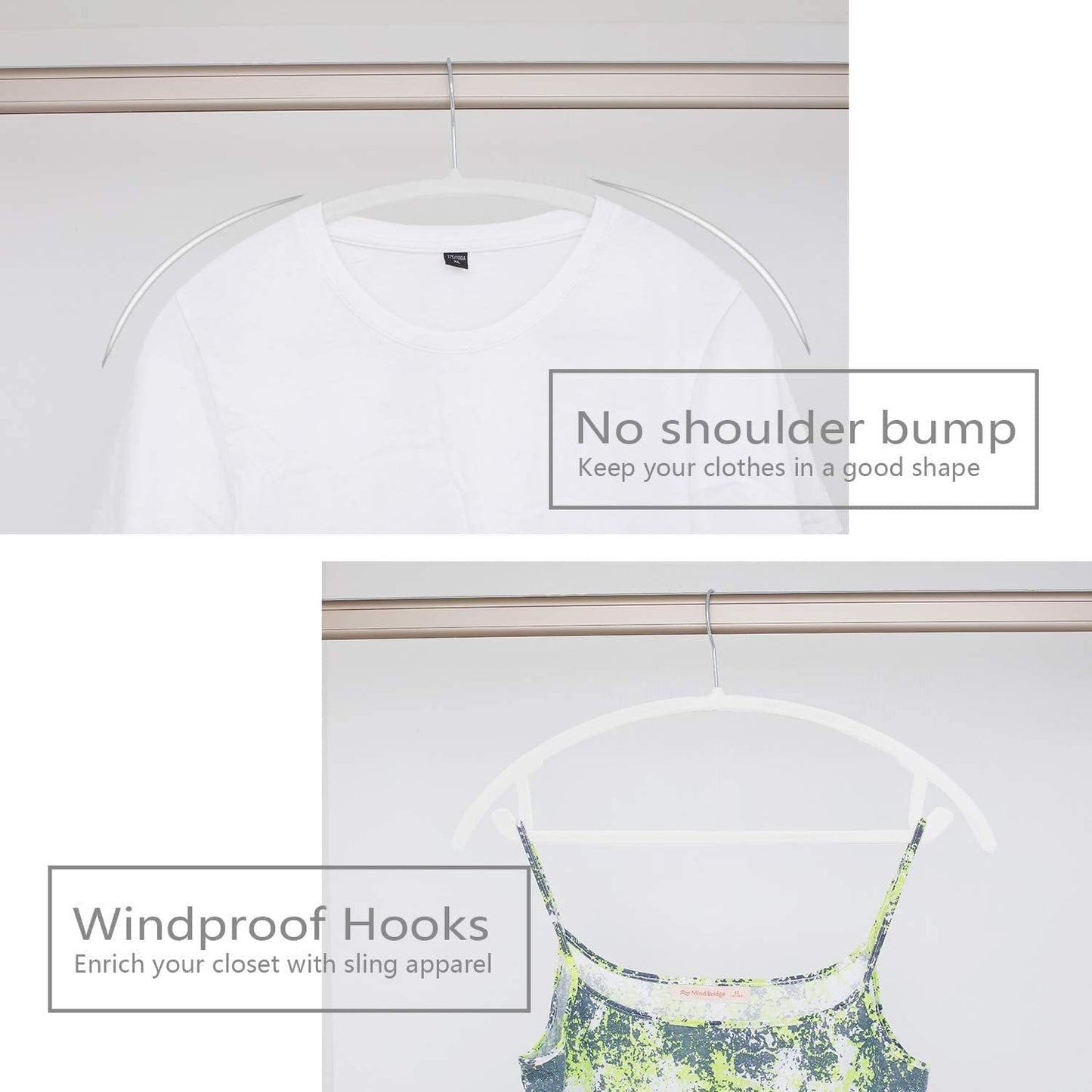 MIZGI Premium Velvet Hangers (Pack of 50) Heavyduty- Non Slip No Shoulder Bump Suit
