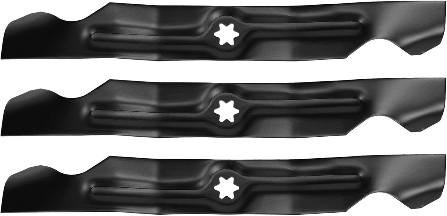 3 Blade Set 742-04053A for Troy-Bilt Cub Cadet i1050 LT1050 Tractors