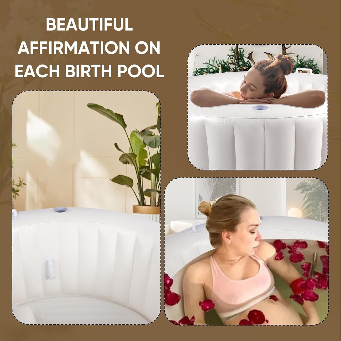 Birth Pool in Marshmallow, Birthing Pool for Home Births, Home Birth Essentials