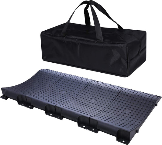 Homeon Wheels Tire Saver Ramps Anti-Slip Pads Design, Car Tire Wheel Ramps for Flat Spot