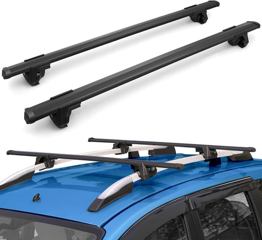 51" Universal Roof Rack Cross Bars - Adjustable Max 47.2''